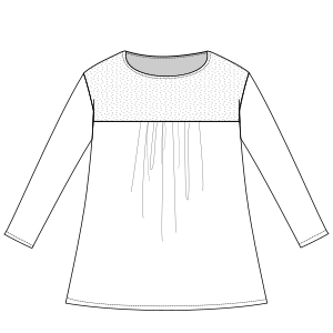 Fashion sewing patterns for T-Shirt 3060